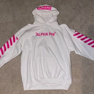 Alpha Phi Sorority Hoodie Size L